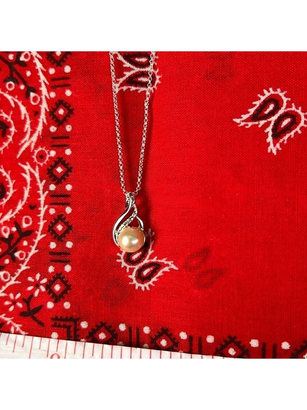 Berlinton Bridge Necklace Earring Set, 16” w/ 2” ext., Pearl & Gems silver tone